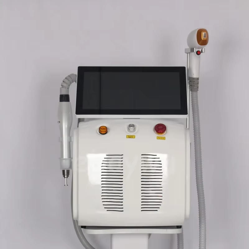 2 in 1 multifunctional laser picosecond tattoo removal nd yag and 808nm diode hair removal pico laser machine