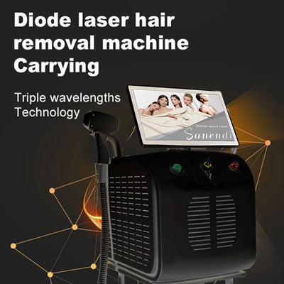 Diode Laser Hair Removal Professional Machine equipment for spa salon 808nm 755nm 1064nm hair removal machine shots ice platinum