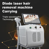 Diode Laser Hair Removal Professional Machine equipment for spa salon 808nm 755nm 1064nm hair removal machine shots ice platinum