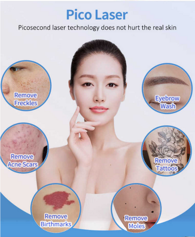 2 in 1 multifunctional laser picosecond tattoo removal nd yag and 808nm diode hair removal pico laser machine