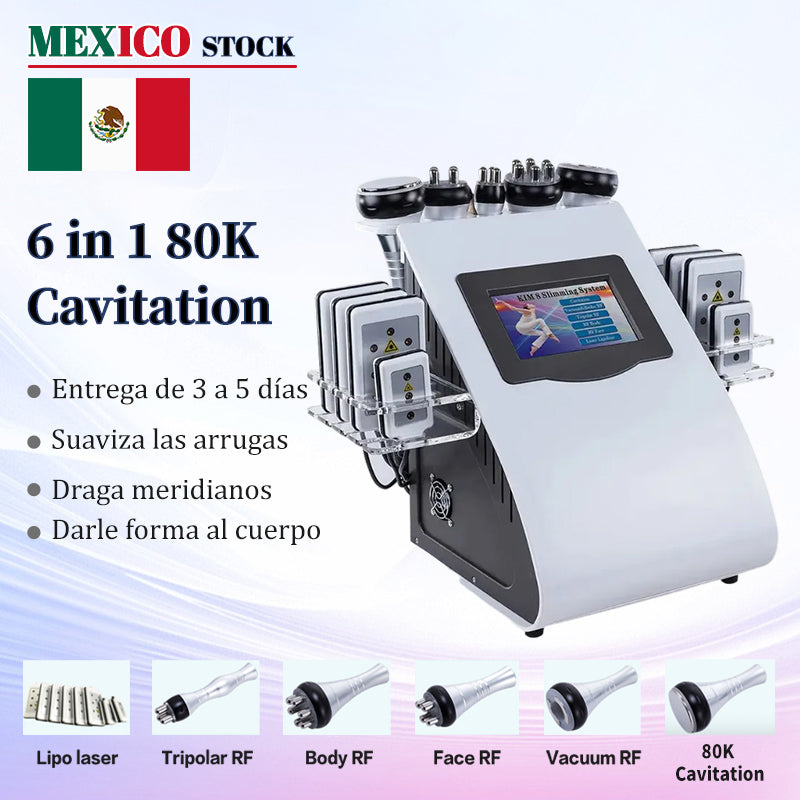 6 in 1 RF Vacuum Cavitation Machine